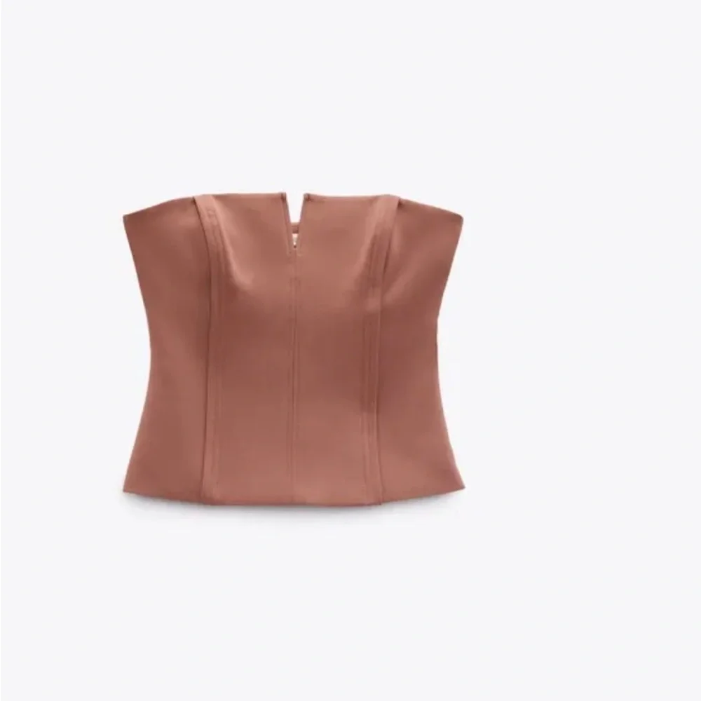 Zara seamed bustier Top size M NWT - Picture 1 of 7
